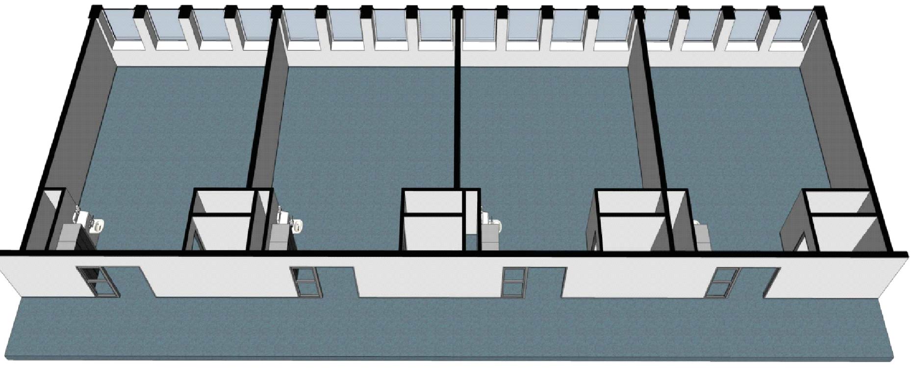 Existing room layout